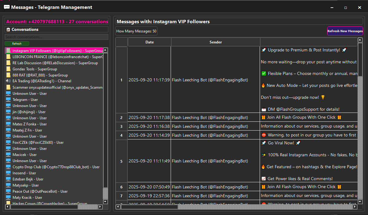 Conversation Viewer Screenshot